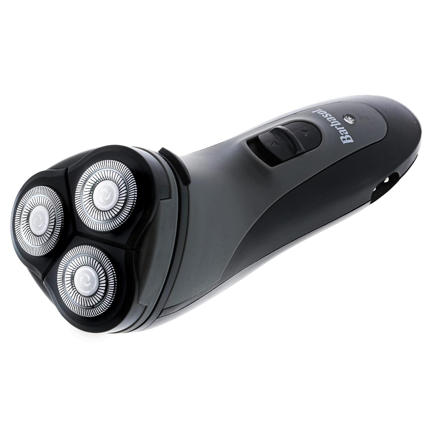 Barbasol Rotary Shaver, Rechargeable Electric Rotary Shaver with Stainless Steel Blades, Pop-Up Trimmer, Wireless Cordless Electric Razor, Close Shave