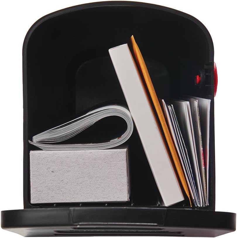 Gibraltar Mailboxes Parsons Medium Capacity Rust-Proof Plastic White, Post-Mount Mailbox, PL10W0201
