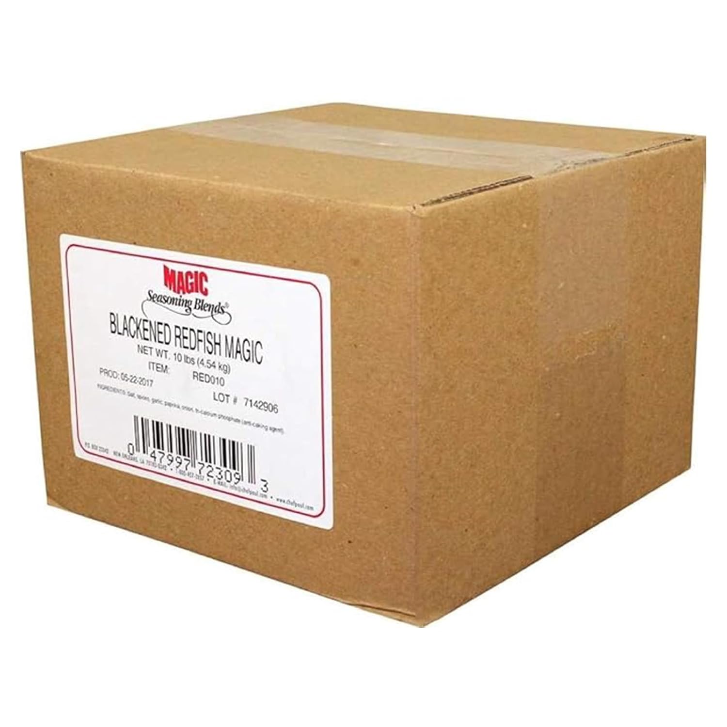 Chef Paul Magic Seasoning Blends Blackened Steak Magic | Bold Flavor for Steak & Beef | Gluten-Free Seasoning for Grilling, Roasting & BBQ | Spice Blend with Garlic & Chili | 20 oz (Pack of 1)