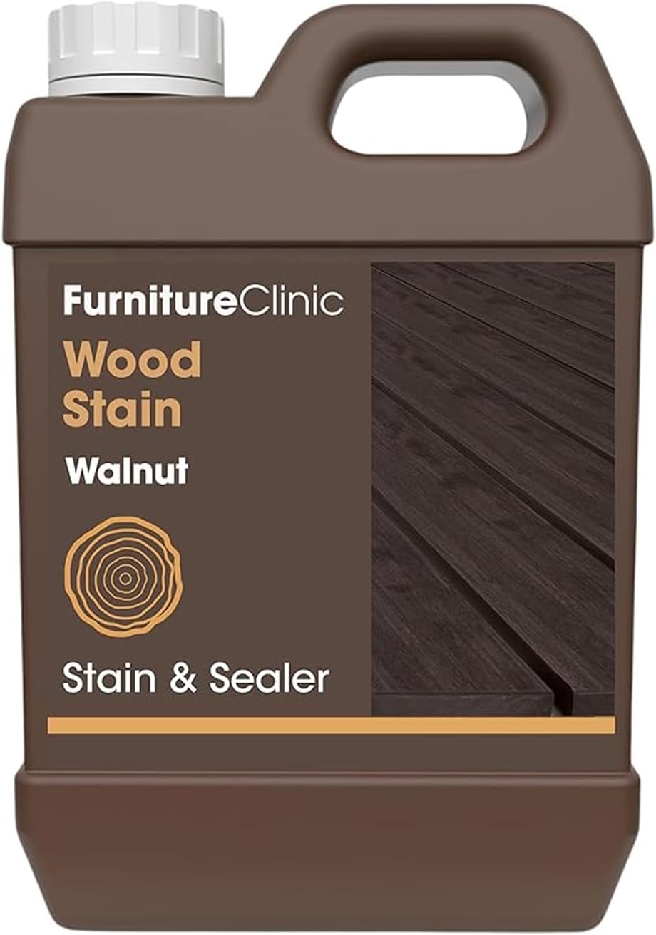 Furniture Clinic Wood Stain | Dark Oak | Water Based | Fast Drying, Low Odor