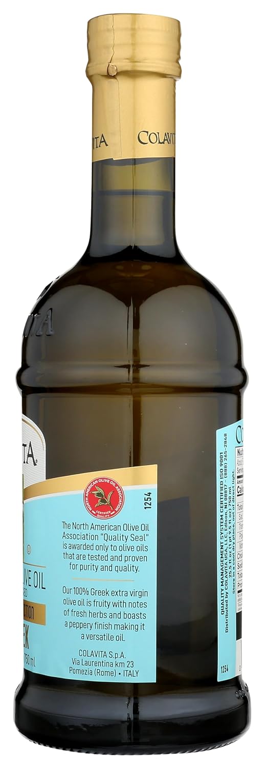 Colavita 100% Greek Extra Virgin Olive Oil, 25.5-Ounce