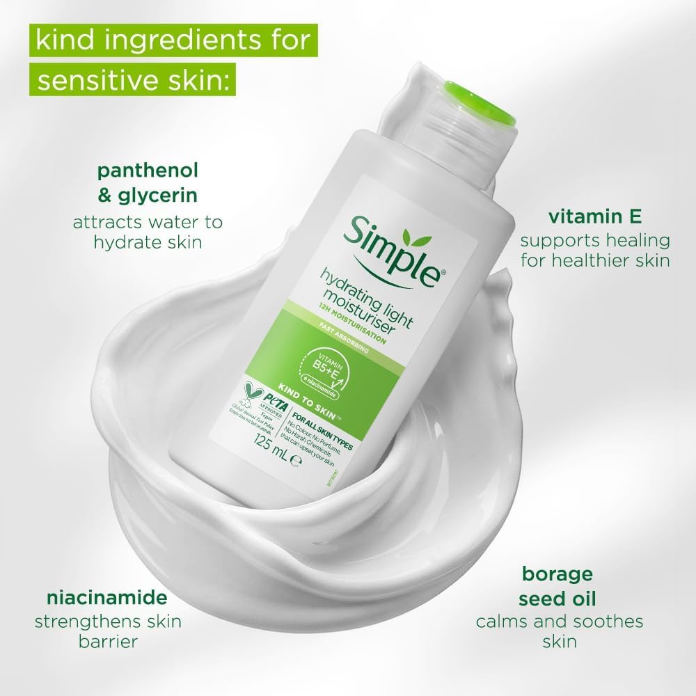 Simple Kind To Skin Hydrating Light Moisturiser 125 ml by Simple