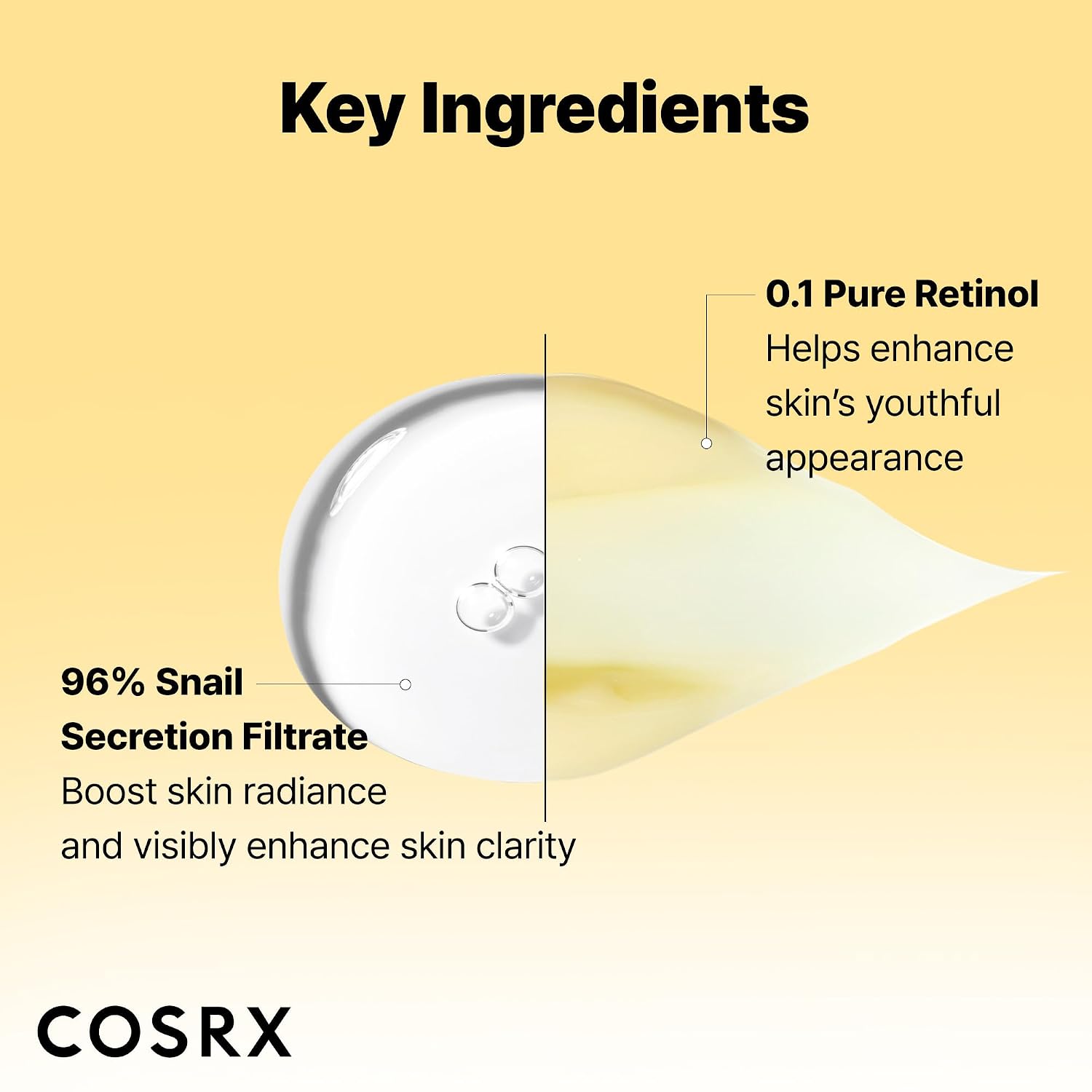 COSRX Snail Mucin 96% Repairing Serum for Sooothing & Hydrating 3.38 oz. | Snail Secretion Filtrate for Dull Skin & Fine Lines, Korean Skin Care