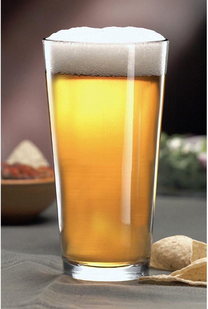 Libbey Pint Glass with DuraTuff Rim (1639HT), 16oz