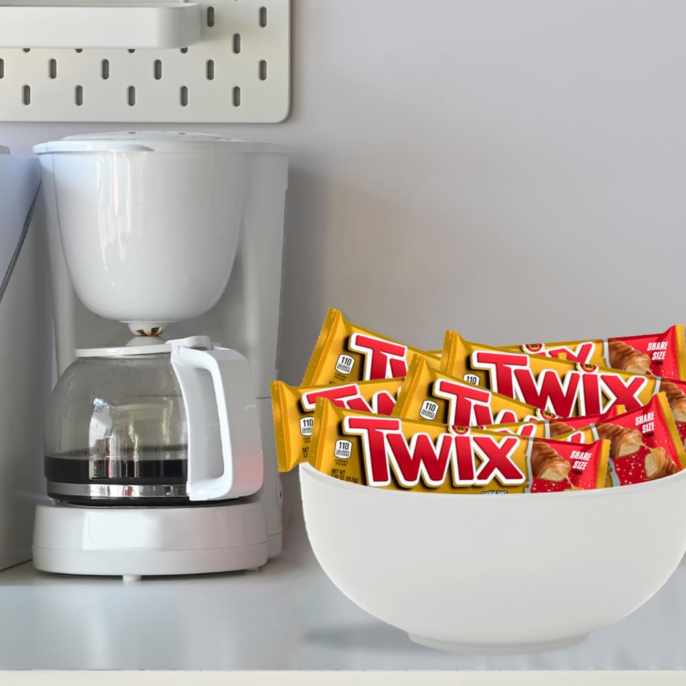 TWIX Full Size Milk Chocolate Caramel Cookie Candy Bars, Bulk, 36 ct | Crunchy cookie and chewy caramel in full size bars individually wrapped, for party favors, sharing, movie nights, gift box