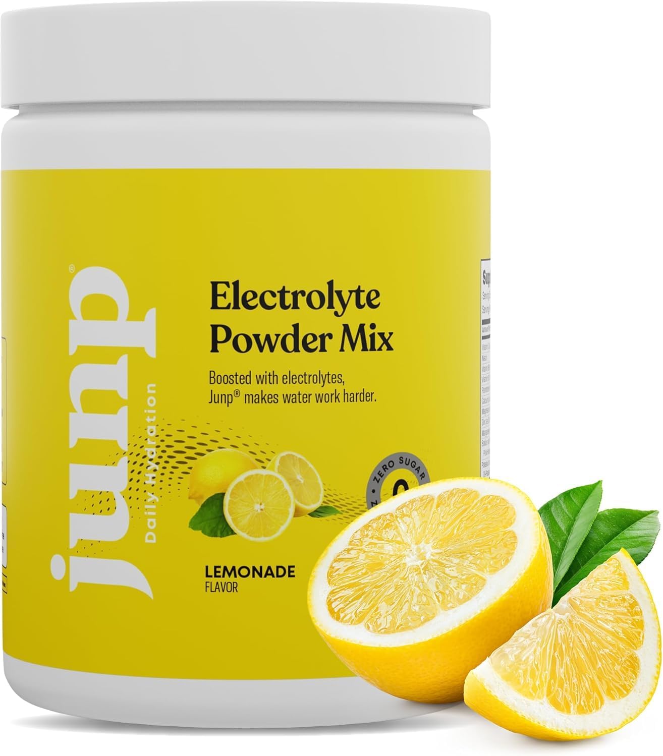 JUNP Electrolytes Powder No Sugar No Carbs – Lemonade Keto Electrolyte Drink Mix - Potassium & Salt Hydration Powder Electrolytes - Zero Calorie