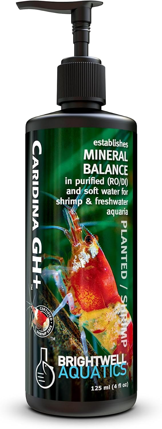Brightwell Aquatics Caridina GH+ Shrimp Mineral Supplement RO/DI, 250ml