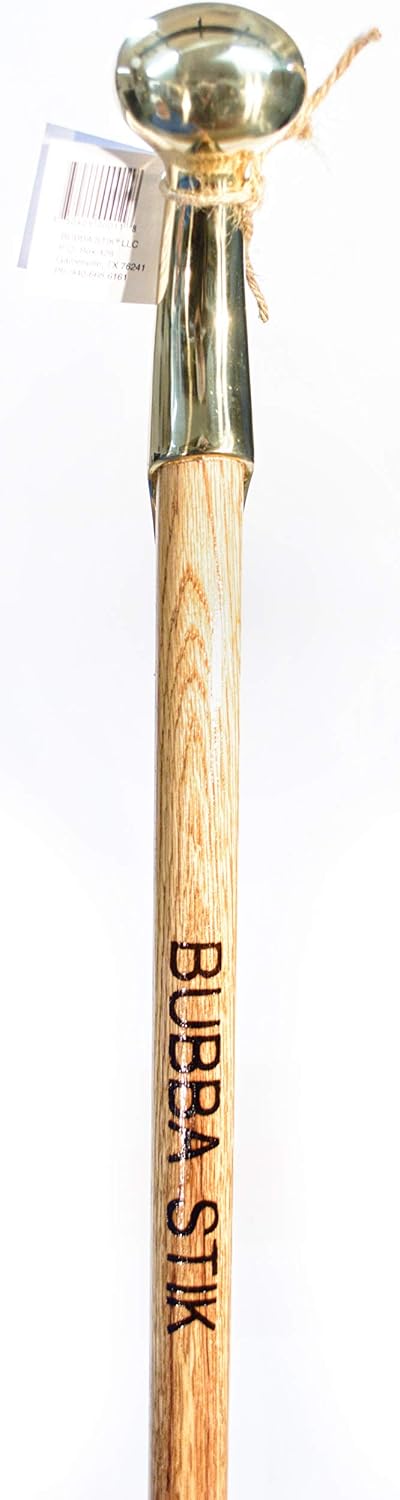 Walking Cane Texas Style Walking Stick Made of Mahogany Stained Tennessee Hardwood and Topped with a Brass Hame Handle from a Real Horse Collar Harness. Made in Texas by Real Texans.