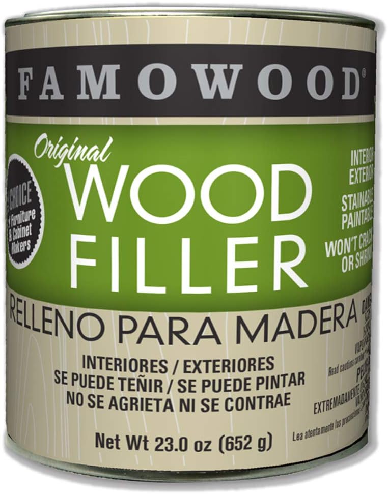 FamoWood 36021108 Original Wood Filler - Pint, Cedar