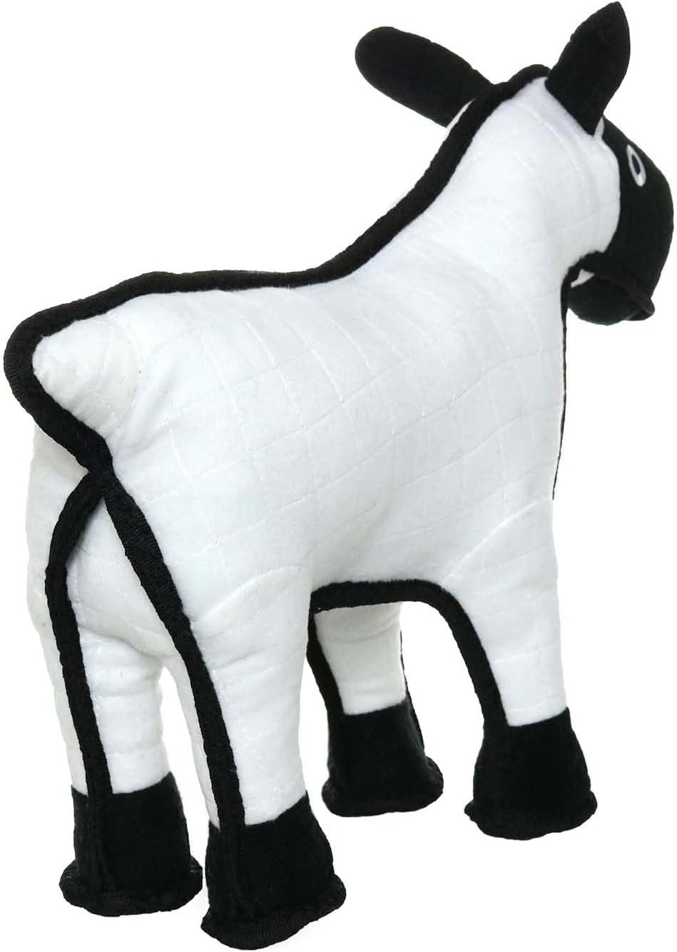 TUFFY® : Cow Dog Toy: Ultra Durable Plush Toy with Multiple Layers & Reinforced Seams, Washable and Floats, Original Construction