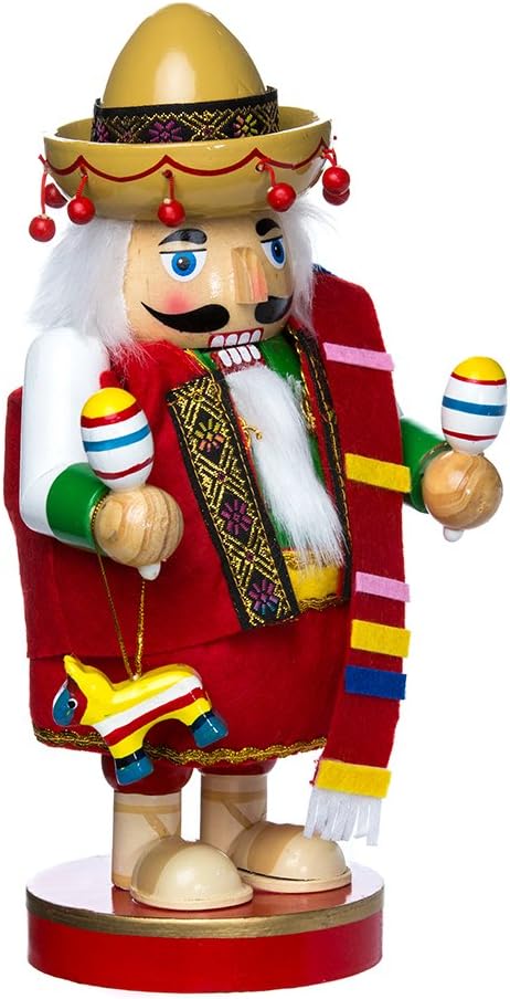 Kurt Adler 10.25-Inch Mexican Nutcracker Tablepiece - Chubby Collection