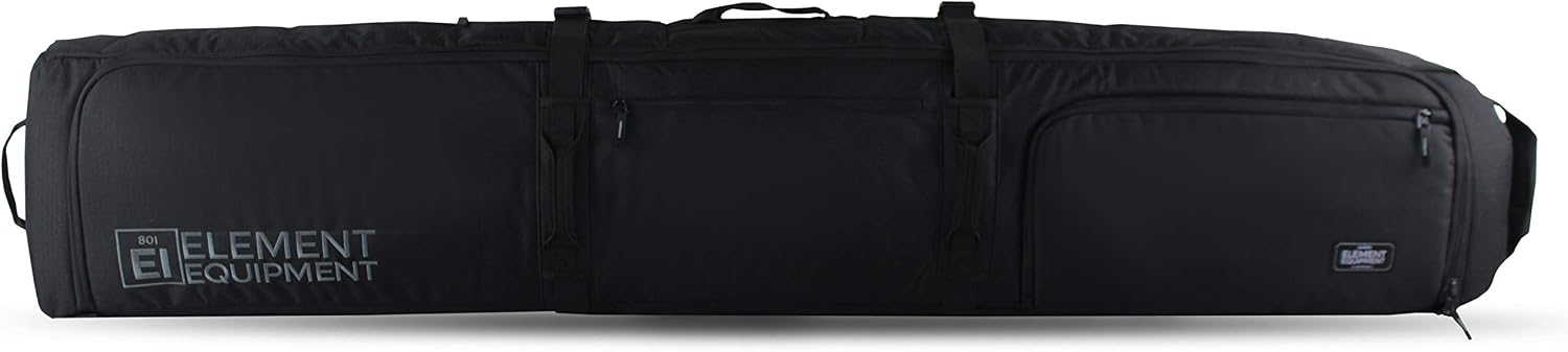 Element Equipment Wheeled Padded Ski Bag Ultimate Double - Premium High End Double Roller Travel Bag