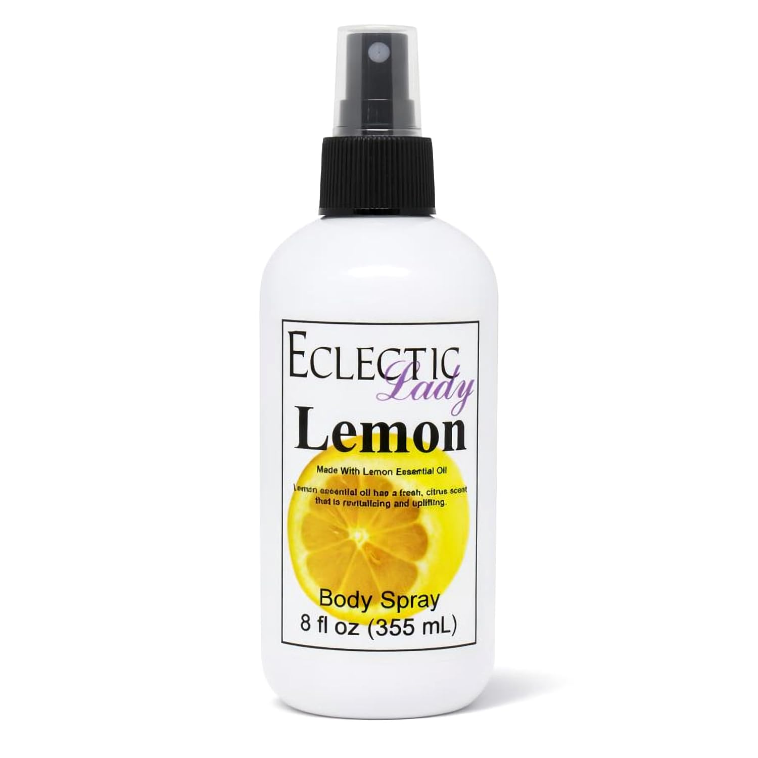 Lemon Body Spray, Double Strength, 2 ounces, Body Mist