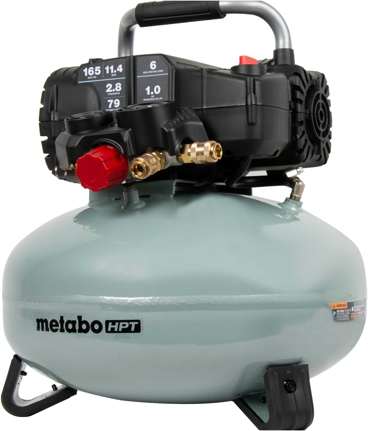 Metabo HPT Portable Pancake Air Compressor, 6 Gallon 200 PSI, EC914S