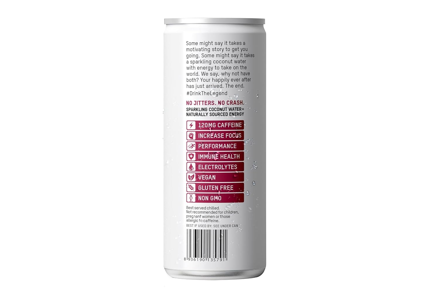 Once Upon a Coconut Premium Coconut Water - Low Calorie All-Natural Drink with Electrolytes - Non-GMO - Gluten-Free - 10.8 Fl Oz (Pack of 12)