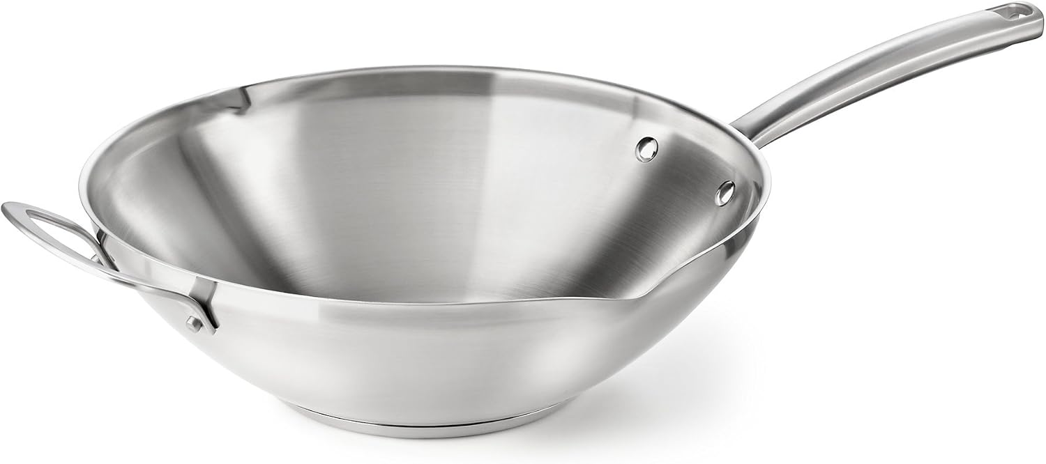 Calphalon Classic Stainless Steel Cookware, Fry Pan, 2-piece