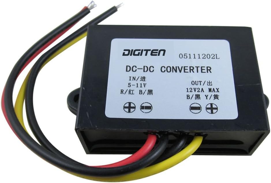 DC 6V 5-11V to 12V 2A Step up Converter Regulator Waterproof Boost Power Module