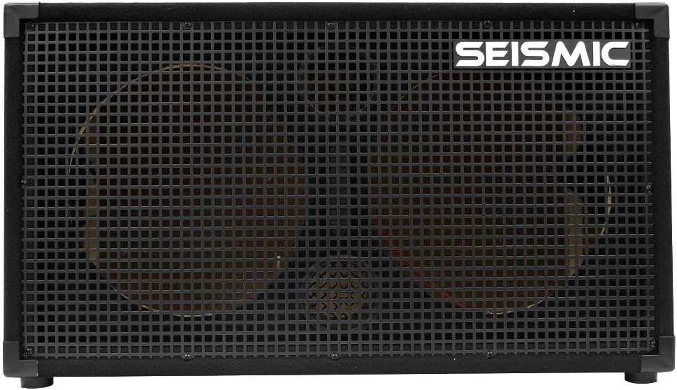 Seismic Audio - Empty 212 Guitar Speaker Cabinet - 2x12 PA/DJ PRO Audio - Loaded with Everything but Speakers. Includes Grill, Wire, Jack Plates