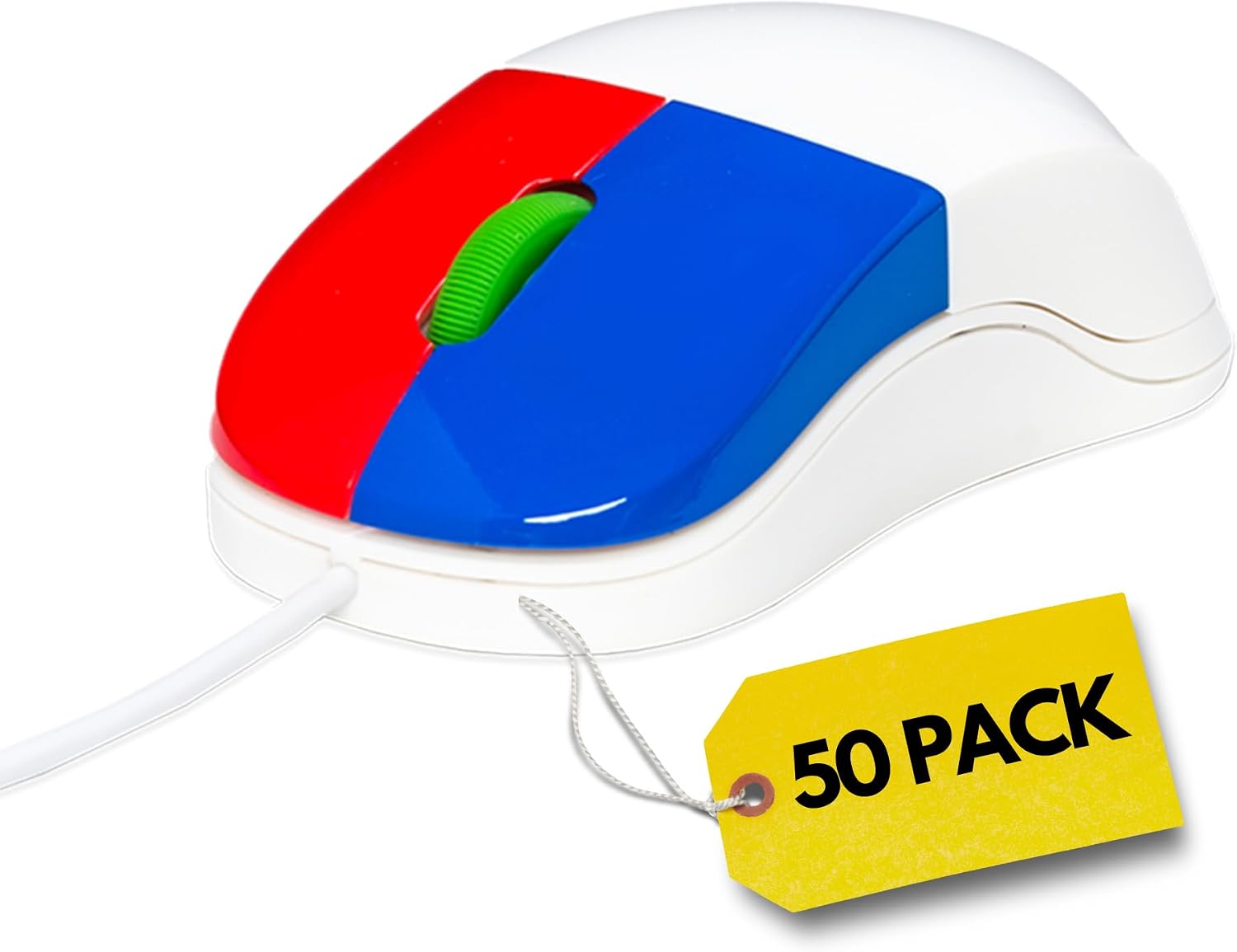 Clevy Kids Mouse - Colorful Ergonomic USB Computer and Laptop Kids Mouse for School and Home Computer Use - Wired Children Friendly - Compatible with Windows, macOS, Chromebook