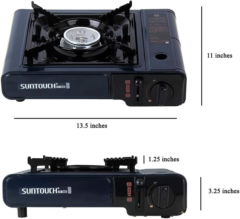 Suntouch Portable Gas Stove with Case (ST-7000 Blue)