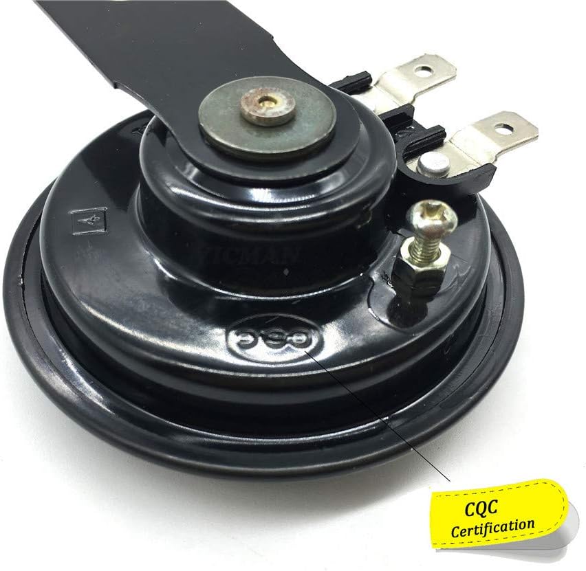 Universal Motorcycle Electric Horns Waterproof Round Loud Speaker 12V 1.5A 105db small horn for Motorcycle