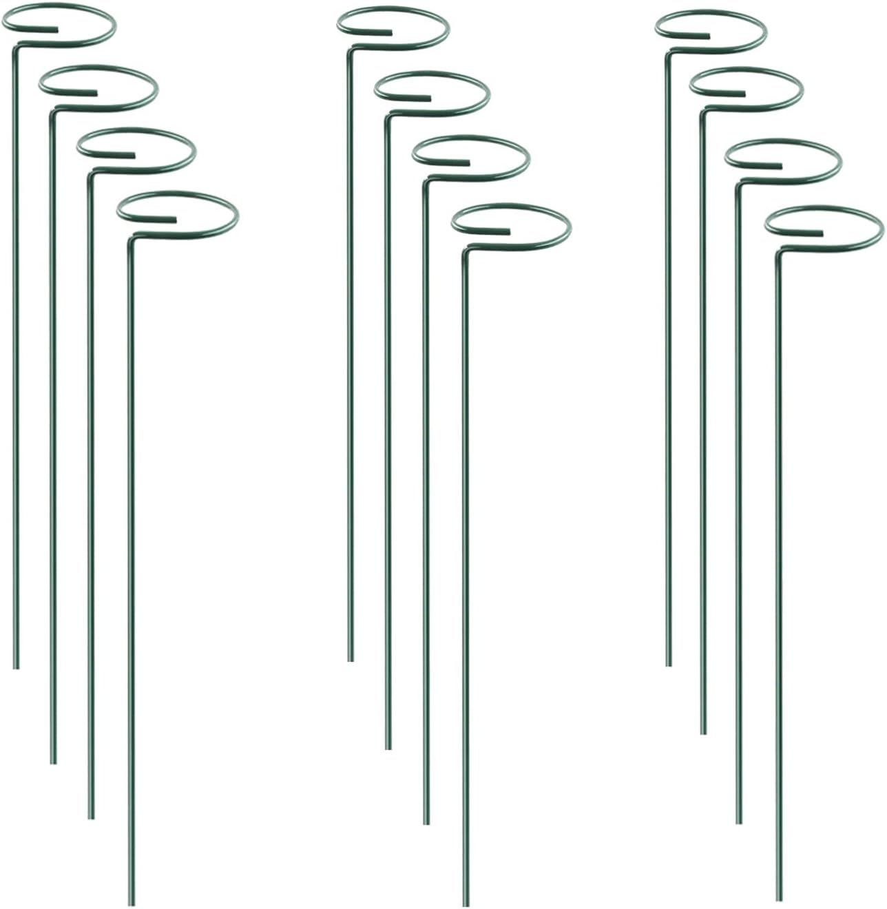 30 Inch Or 16 InchPlant Stakes for Flowers - 5 Pack, Adjustable Height