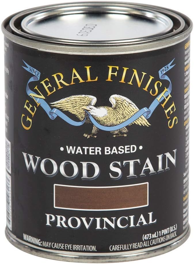 General Finishes Water Based Wood Stain, 1 Quart, Antique Oak