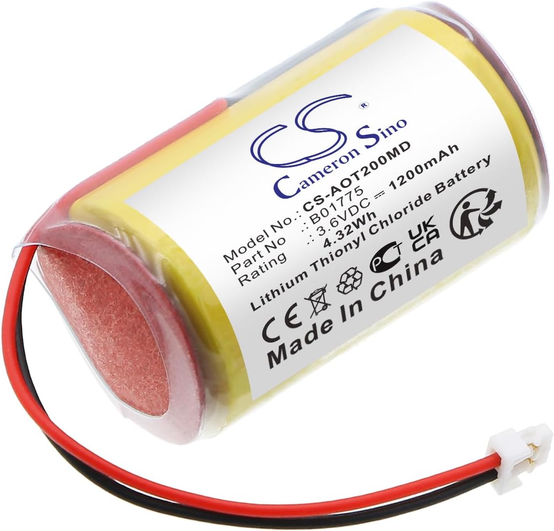 Cameron Sino Battery for AeroScout 24, 242, 243, T2EB, T2S Sensor Tag, T5, T5B, T5C, T5mv, TAC-232, TAC-232, TAC-233, TAC-233, TAC241, TAG-2300-C
