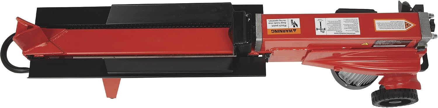 Ironton Horizontal Electric Log Splitter, 5-Ton, 15 Amp, 120V Motor