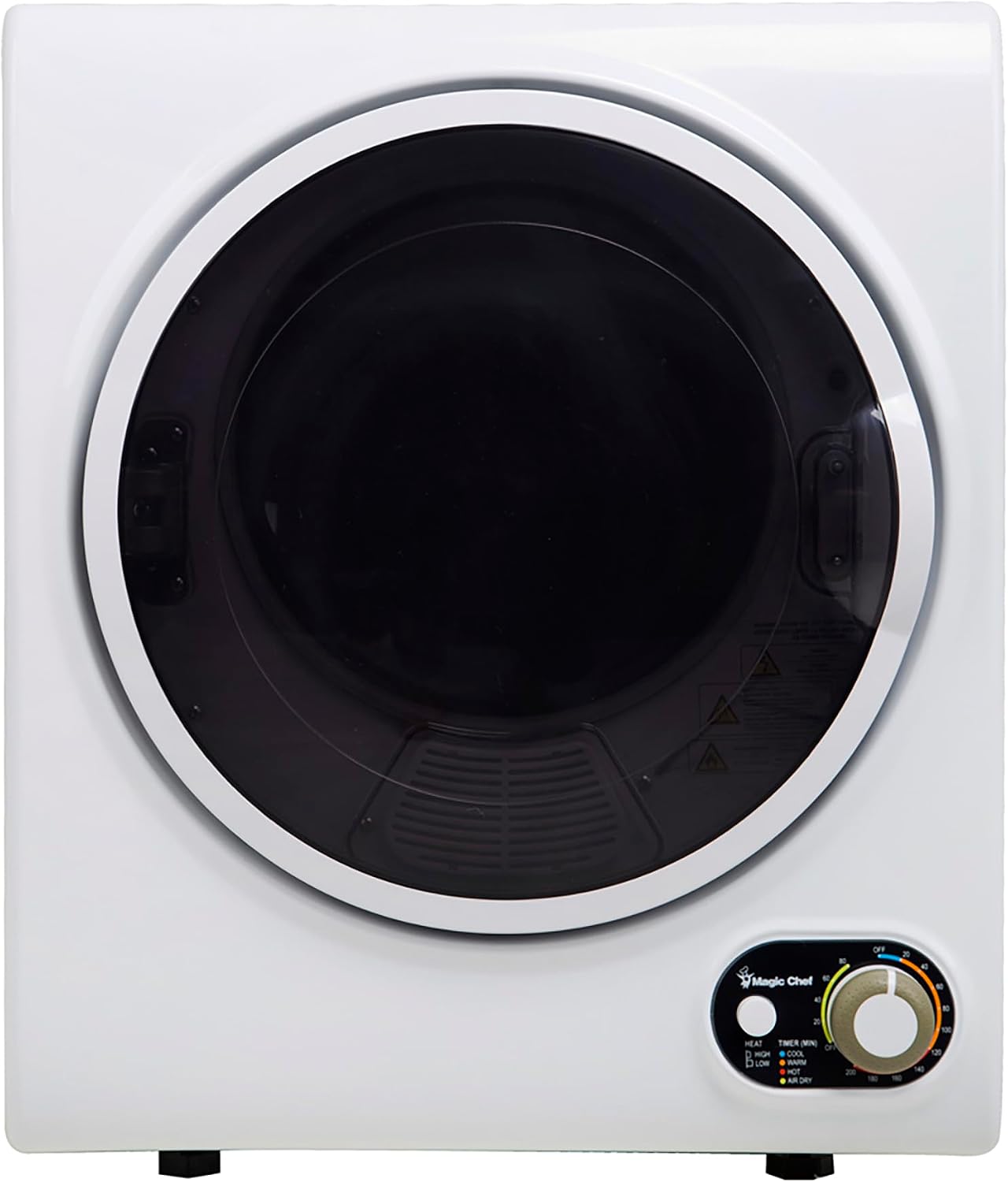 Magic Chef Compact Electric White MCSDRY15W 1.5 cu. ft. Laundry Dryer