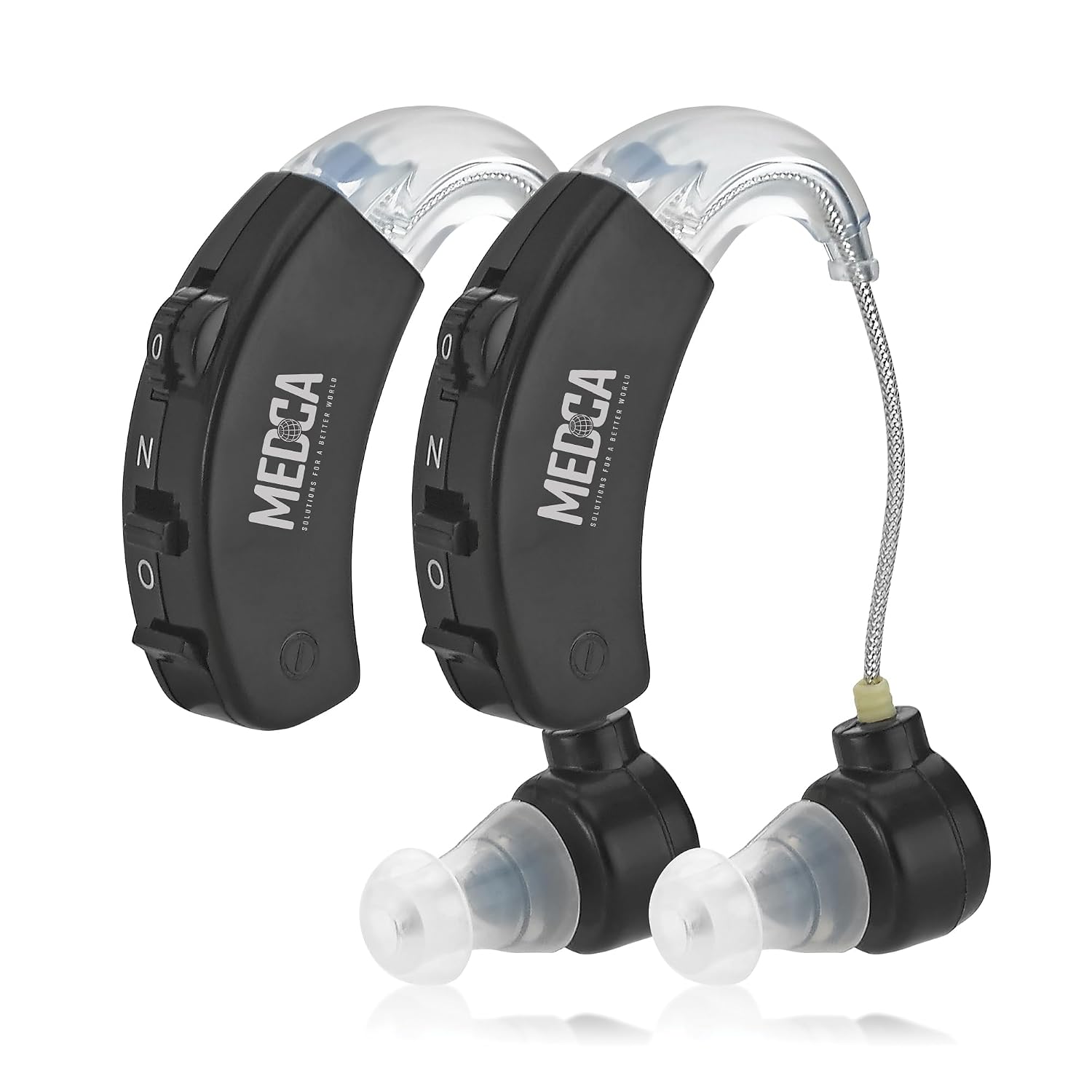 Behind the Ear Sound Amplifier - BTE Hearing Ear Amplification Device and Digital Hearing Aids for Seniors PSAD for the Hard of Hearing