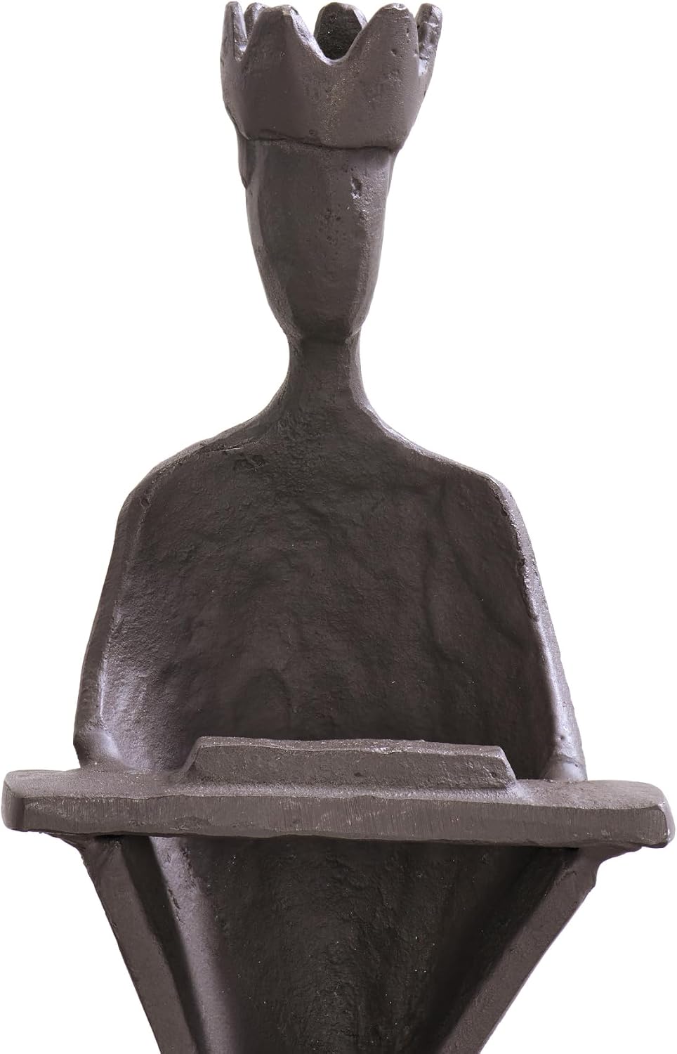 Danya B. Modern Christmas Easter Manger Nativity Scene - 9-Inch Iron Nativity Set with 6 Sculptures (Baby Jesus in a Manger, Joseph