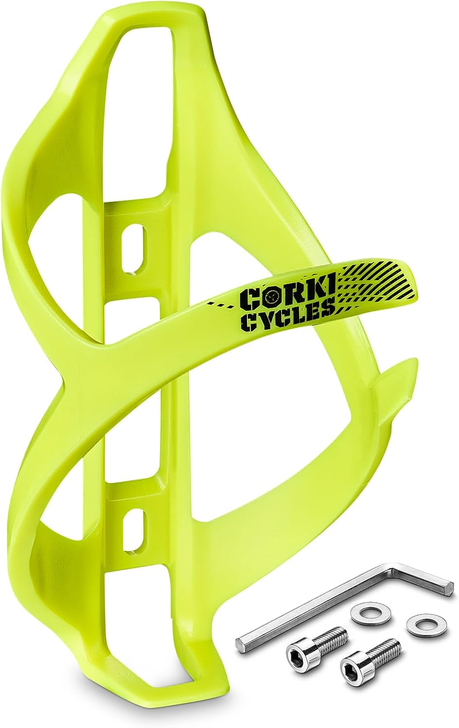 Corki Bike Water Bottle Holder, Bicycle Water Bottle Cage Black 2-Pack