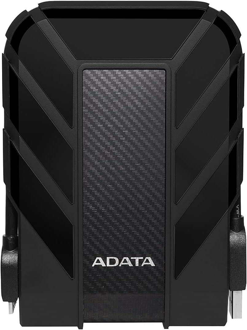 ADATA HD710 Pro - 4 TB External Hard Drive - Shockproof, Waterproof & Dustproof - Durable Storage - For Gamers, Students & Professionals - Mac, PC & Linux Compatible - Black - AHD710P-1TU31-CBK