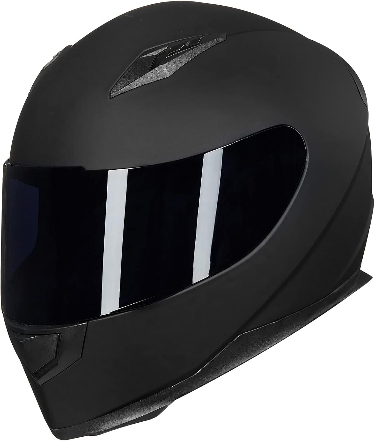 ILM Full Face Motorcycle Street Bike Helmet with Removable Winter Neck Scarf + 2 Visors DOT Model ILM-313