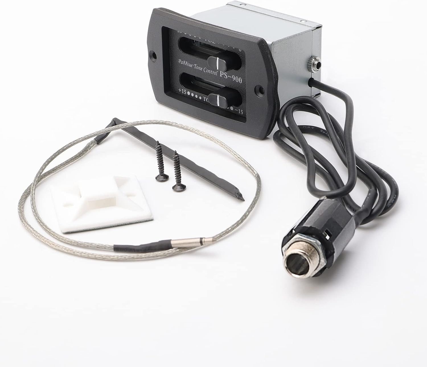 Small Black Passive Tone Volume EQ Kit and Pickup for Guitar PS900