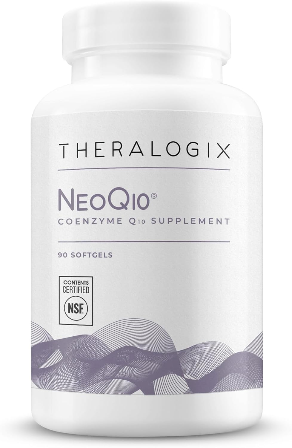 Theralogix NeoQ10 Coenzyme Q10 Supplement - Heart Health & Fertility Support - CoQ10 Fertility Supplement for Men & Women* - NSF Certified - 90