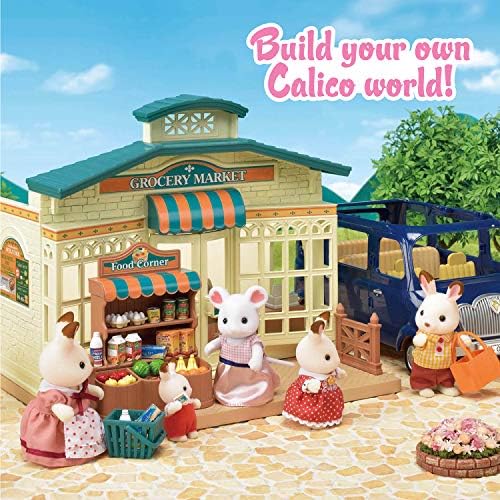 Calico Critters - Grocery Market - Town Collection - Kids Pretend Play Toy | Stock shelves, fill baskets