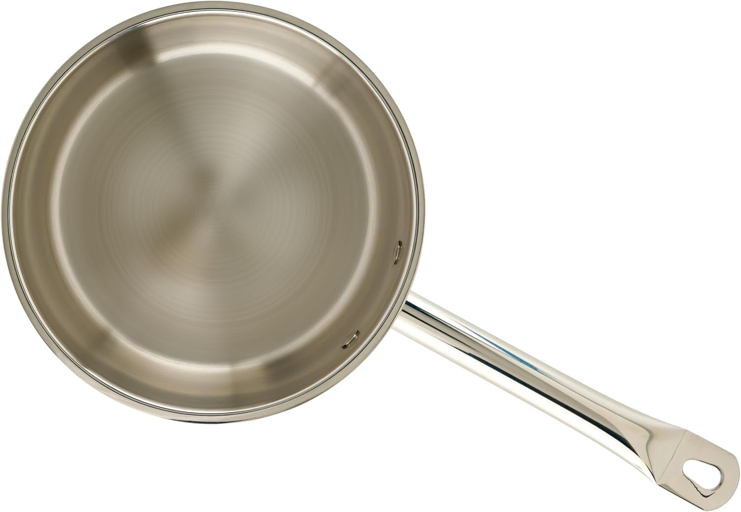 Winco 4 1/2 qt Heavy-Duty 4.5 qt Stainless Steel Sauce Pan with Cover | Even heat distribution, Secure riveted handle, Great for Cooking, Food Preparation and Restaurant Kitchens