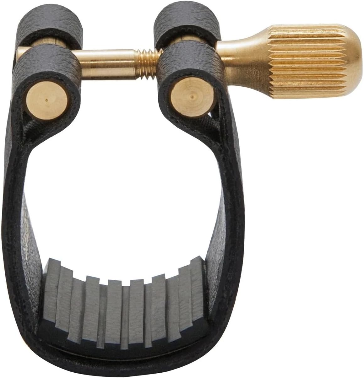BG L12BG Standard Alto Saxophone Ligature with Rubber Support