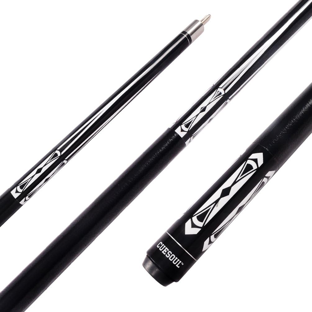 CUESOUL 19oz Pool Cue Sticks with Hard Pool Cue Case