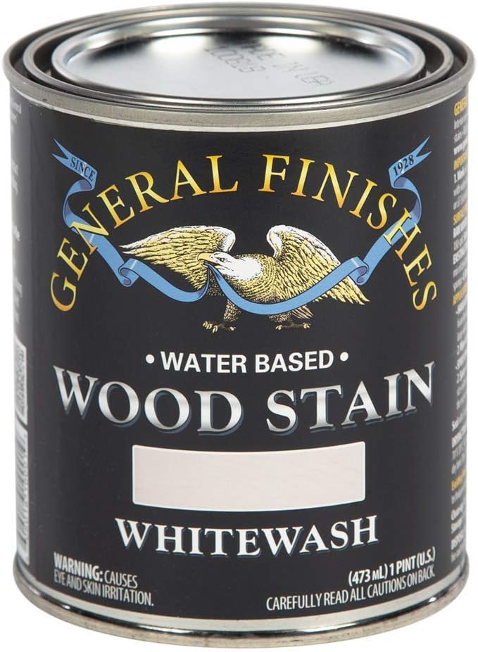 General Finishes Water Based Wood Stain, 1 Quart, Antique Oak