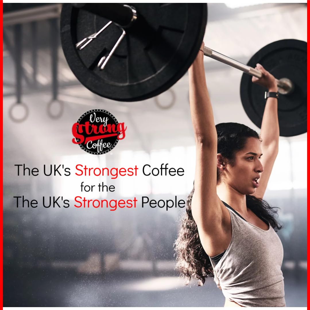 Very Strong Coffee GROUND COFFEE, 500g (1.1lb) – 100% Robusta Coffee Beans – Twice the Caffeine