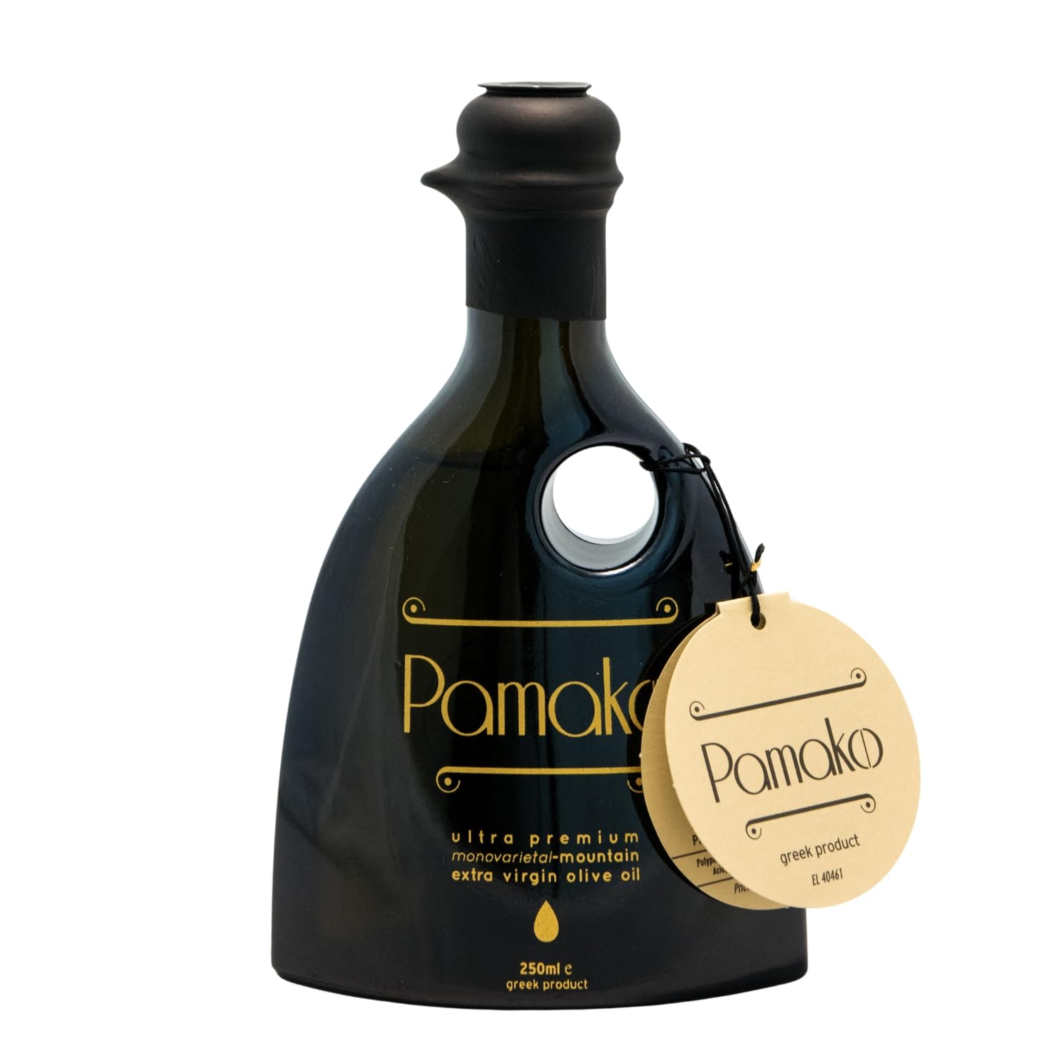 Pamako Ultra-Premium Monovarietal Mountain Organic Olive Oil | 500ml | 2023-4 Harvest | Cold Pressed Organic Evoo From Greece | 2039mg/kg