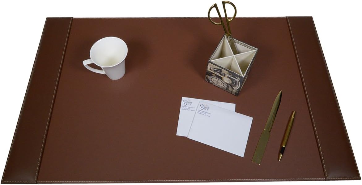 Dacasso Leather Desk pad, 34 x 20, Rustic Brown (P3201)