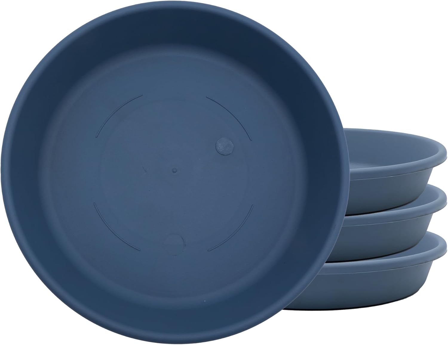 The HC Companies 14 Inch Round Plastic Classic Plant Saucer - Indoor Outdoor Plant Trays for Pots - 14"x14"x2.5" Sandstone