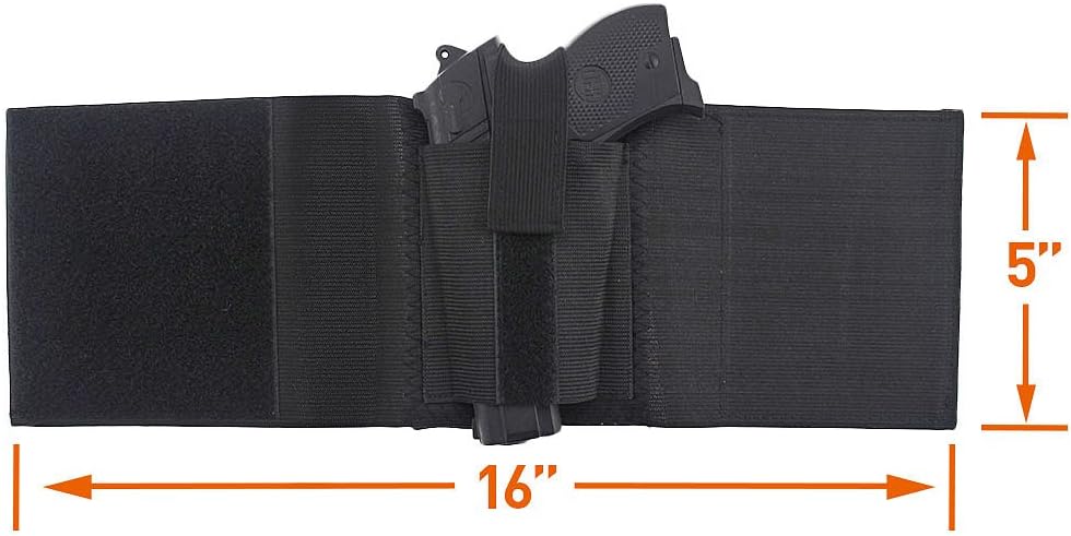 Ankle Holster with Padding for Concealed Carry with Elastic Secure Strap Pistol Concealment for Women Men Fits for Small to Medium Frame Pistols and