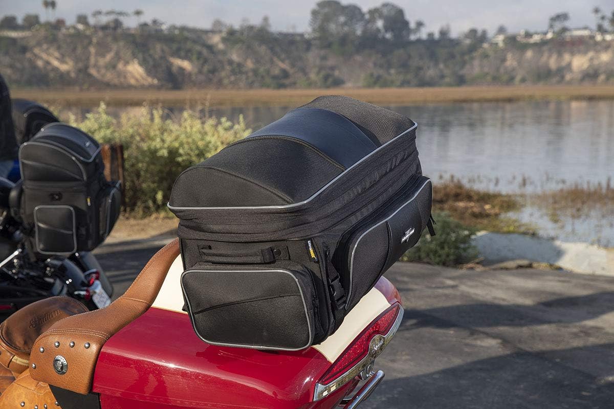 Nelson Rigg NR-300 Route 1 Traveler Tour Trunk Bag, Black Harley Davidson Ultra, Indian Roadmaster, Honda Gold Wing
