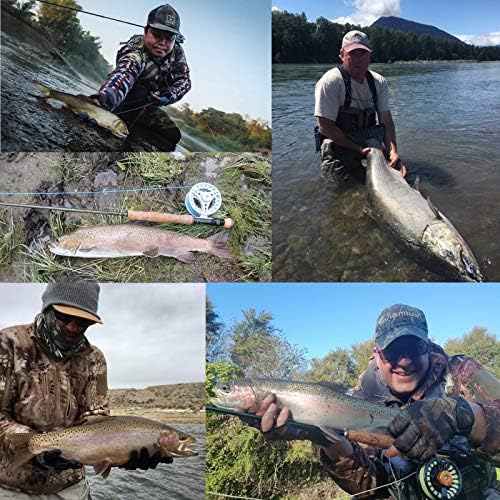 M MAXIMUMCATCH Maxcatch Alltime Travel Fishing Rod-Ultra Compact for Backpacking 8-Piece 9ft with Rod Tube (Size: 5/6/8wt)