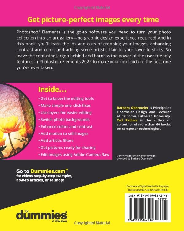 Photoshop Elements 2022 For Dummies (For Dummies (Computer/Tech))